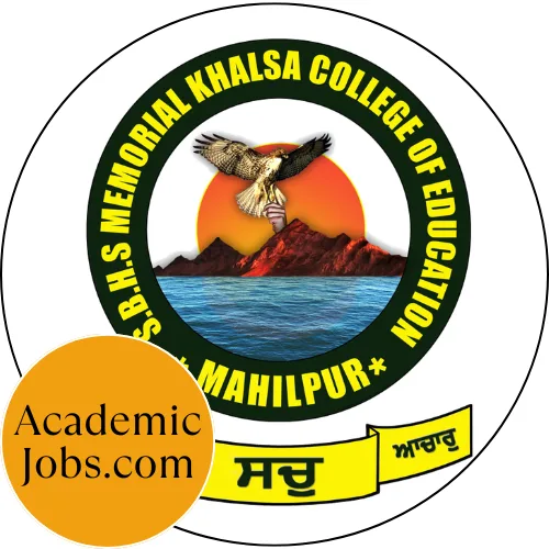 Sant Baba Hari Singh Memorial Khalsa College of Education, Mahilpur logo